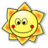 Smiling Sun Clip Art